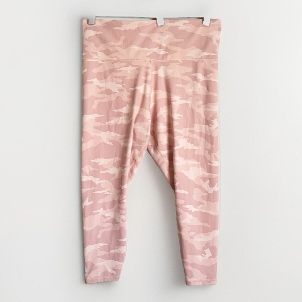 Athleta Pink Elation Camo 7/8 Tight Legging Women’s 2X Activewear Gym Running